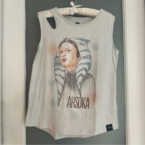 NWT Star Wars Ahsoka split shoulder sleeveless top